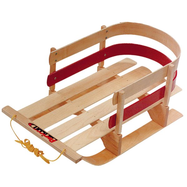 Paricon Pull Sleigh Deluxe Baby Wood Sled 29 in. Discount