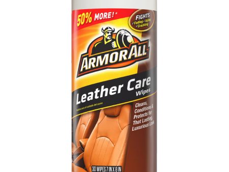 Armor All Leather Cleaner Conditioner Wipes 30 ct Fashion