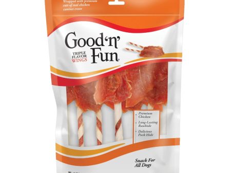 Good  n  Fun Triple Flavor Wings Treats For Dogs 4 oz For Cheap