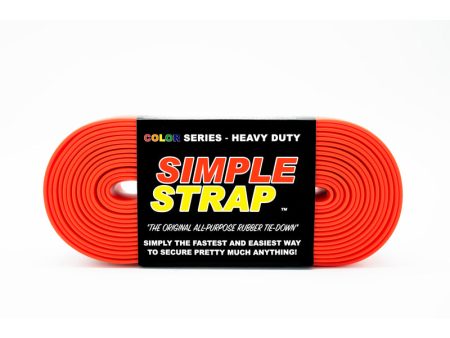 Simple Strap 1.6 in. W X 20 ft. L Red Heavy Duty Tie Down 725 lb 1 pk Online Sale