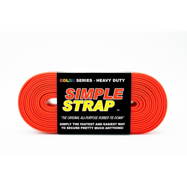 Simple Strap 1.6 in. W X 20 ft. L Red Heavy Duty Tie Down 725 lb 1 pk Online Sale