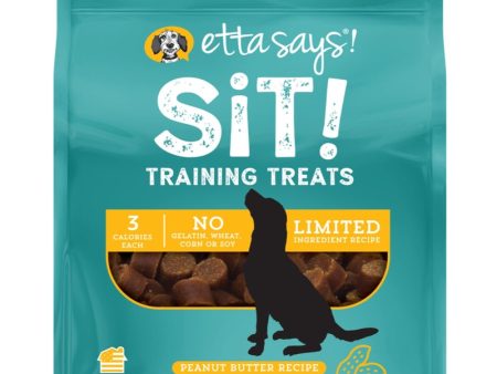 Etta Says! Sit! Peanut Butter Grain Free Training Treats For Dogs 6 oz Online Sale