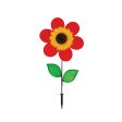 In The Breeze Assorted Nylon 12 in. H Sunflower Garden Stake Spinner Fashion