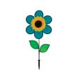 In The Breeze Assorted Nylon 12 in. H Sunflower Garden Stake Spinner Fashion