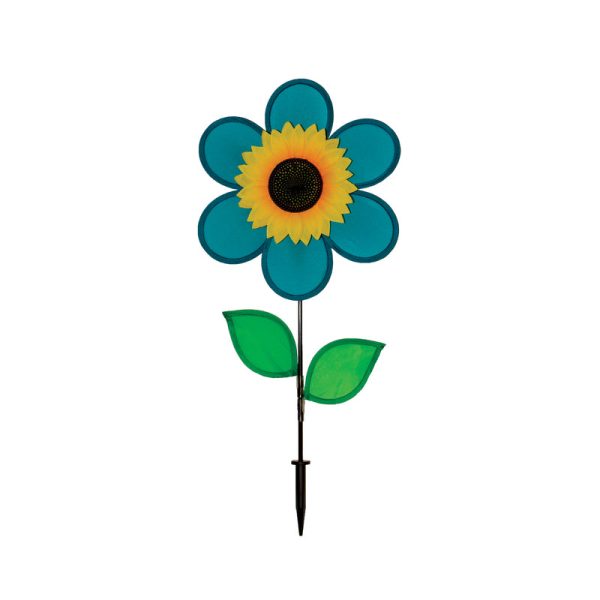 In The Breeze Assorted Nylon 12 in. H Sunflower Garden Stake Spinner Fashion