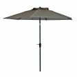 Living Accents Woodridge 9 ft. Tiltable Brown Patio Umbrella Online now