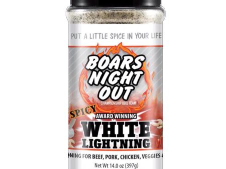 Boars Night Out White Lightning BBQ Rub 14 oz Online