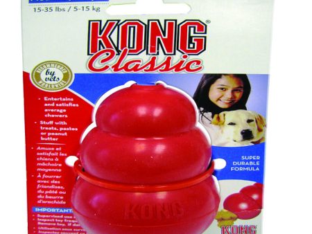 Kong Red Rubber Dog Toy Medium 1 pk Sale