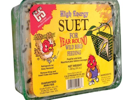 C&S Assorted Species Beef Suet Wild Bird Food 56 oz Discount