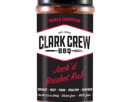 Clark Crew BBQ Jack d Blends Seasoning Rub 12 oz Cheap