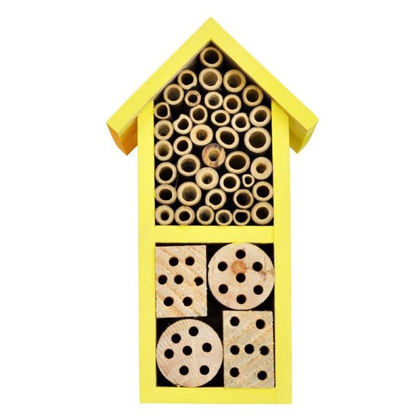 Nature s Way Better Gardens 9 in. H X 3.5 in. W X 5 in. L Wood Insect House Online now