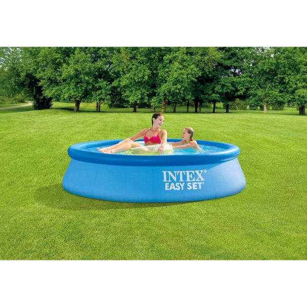 Intex Easy Set 513 gal Round Plastic Above Ground Pool 24 in. H X 8 ft. D For Discount