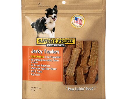 Savory Prime Natural Chicken Grain Free Jerky Tenders For Dogs 16 oz 1 pk Fashion