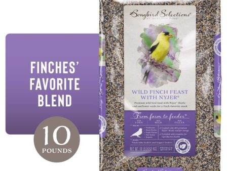 Songbird Selections Wild Finch Feast with Nyjer Wild Bird Seed Wild Bird Food 10 lb Online