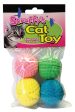 Scruffys Assorted Foam Sponge Balls Cat Toy Large 4 pk Online Sale