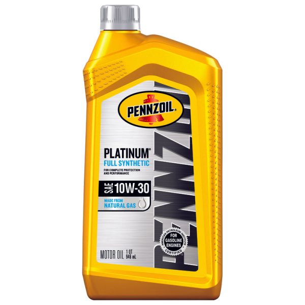 Pennzoil Platinum 10W-30 4-Cycle Synthetic Motor Oil 1 qt 1 pk Hot on Sale