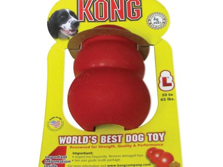 Kong Red Rubber Dog Toy Large 1 pk Online Sale