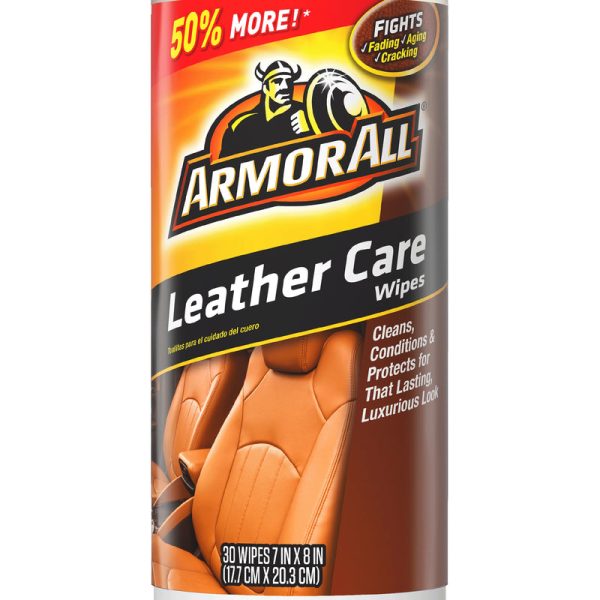 Armor All Leather Cleaner Conditioner Wipes 30 ct Fashion