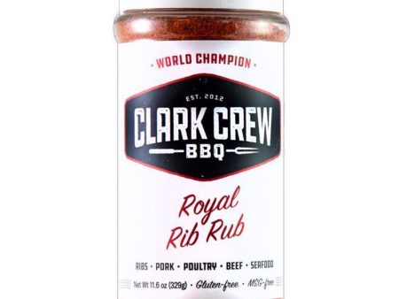 Clark Crew BBQ Royal Rib BBQ Rub 11.6 oz on Sale