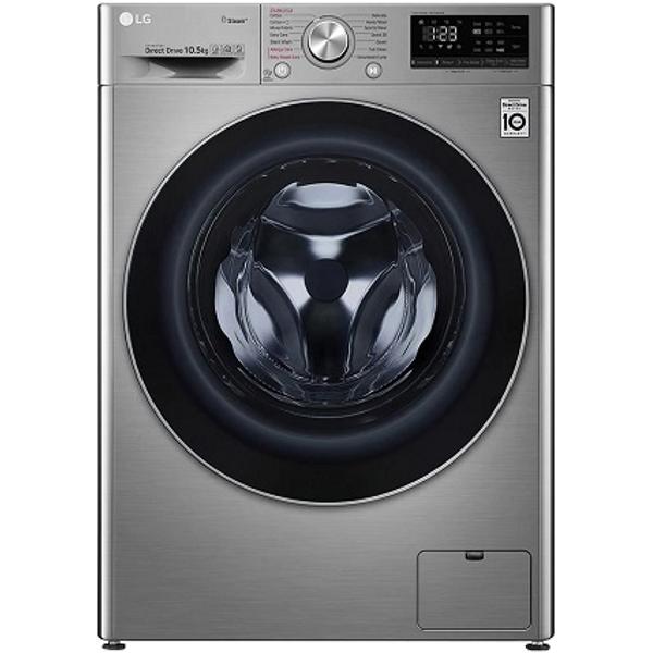 LG, F4V5RYP2T, Washing Machine, 10.5 Kg, Silver. For Sale