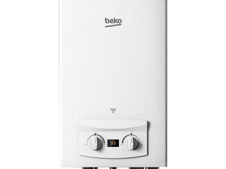 Beko, BGWH 6LW, Water Heater, Gas, 6 Liters, White. Hot on Sale