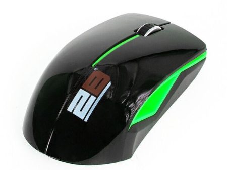 2B, MO33N, Mouse, Wireless, 2.4G, Green x Black. Hot on Sale