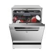 Hoover, HF6C7S3PSX-EG, Dishwasher, 16 Persons, 60 Cm, Stainless. Online Hot Sale