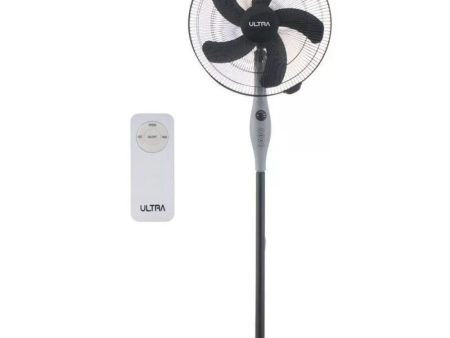 Ultra, UFS18RE2, Stand Fan, 18 Inches, Black and Grey. Supply