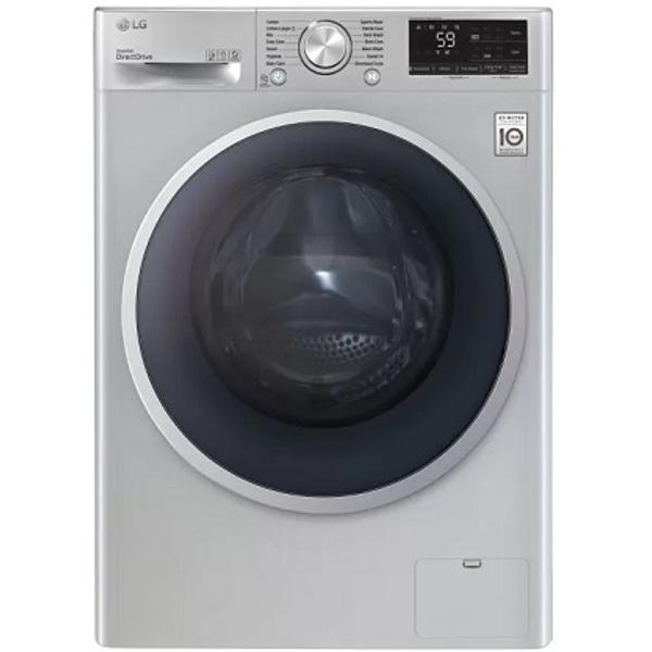 LG, F4R5TYGSL, Washing Machine, 8 Kg, Silver. Fashion