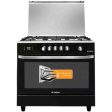 Fresh, 16946, Cooker, 90 Cm, 5 Burners, Black * Silver. Cheap