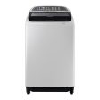 SAMSUNG, WA14F5S4UWAUAS, Washing Machine, 14 KG, Top loading, Silver Fashion