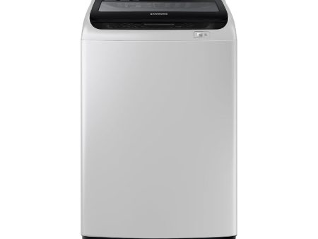 SAMSUNG, WA14F5S4UWAUAS, Washing Machine, 14 KG, Top loading, Silver Fashion