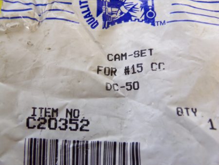 CAM-SET - TOYOTA DC-50 FOR CURTIS #15 CODE CUTTER (CR00640-WTA15) Online Hot Sale