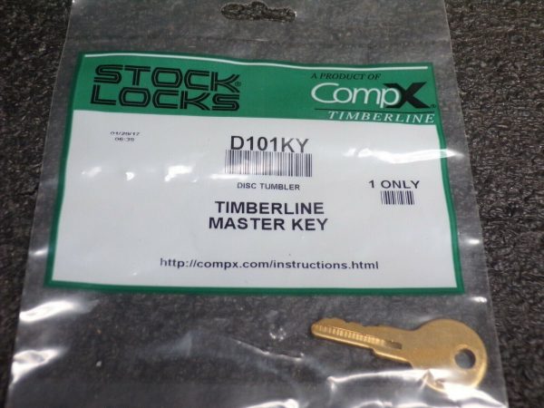 COMPX D101KY Disc Tumbler Master Key (184466431685-WTA15) Online Hot Sale