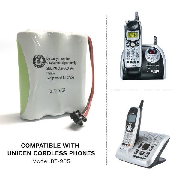 Uniden EX-1980 Cordless Phone Battery Discount