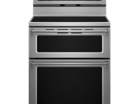 30-Inch 5 Burner Electric Double Oven Convection Range Cheap