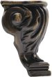 Single Decorative Bronze (Burnt Brass) Scroll Claw Leg For Discount