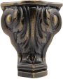 Single Decorative Bronze (Burnt Brass) Scroll Claw Leg For Discount