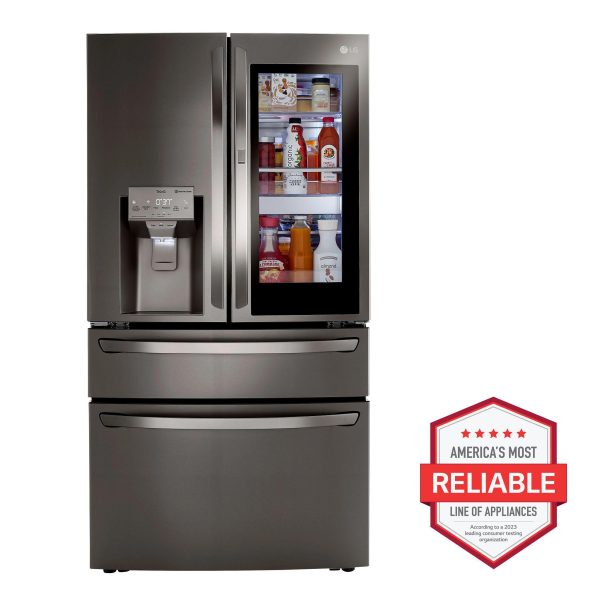 23 cu. ft. Smart InstaView™ Door-in-Door® Counter-Depth Refrigerator with Craft Ice™ Supply